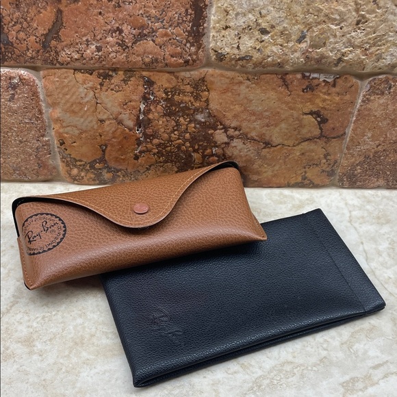 Ray-Ban Two 2 Cases Glasses Sunglasses Protection Storage - Picture 2 of 11